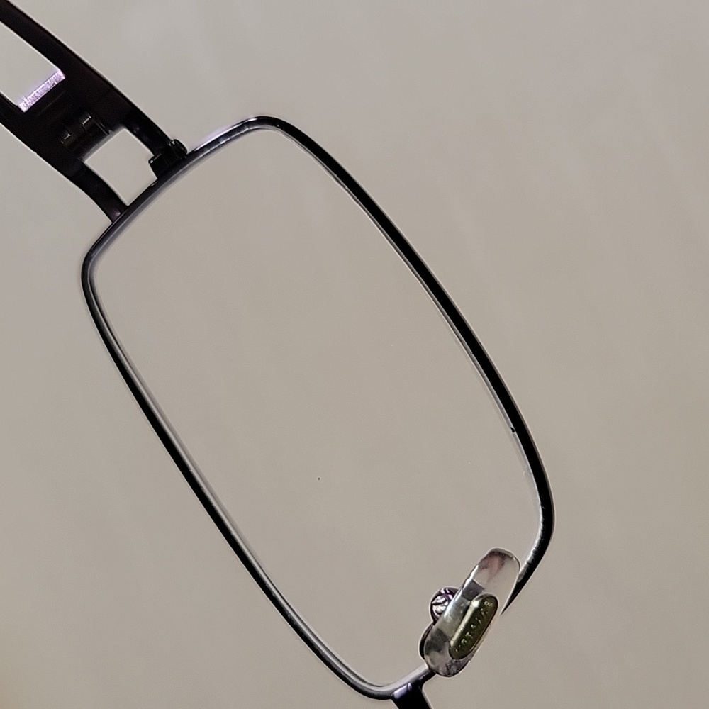 Versace Stylish Black Rectangular Glasses - image 7